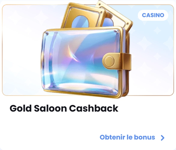 Casino bonus : portefeuille avec jetons d'or et carte de casino