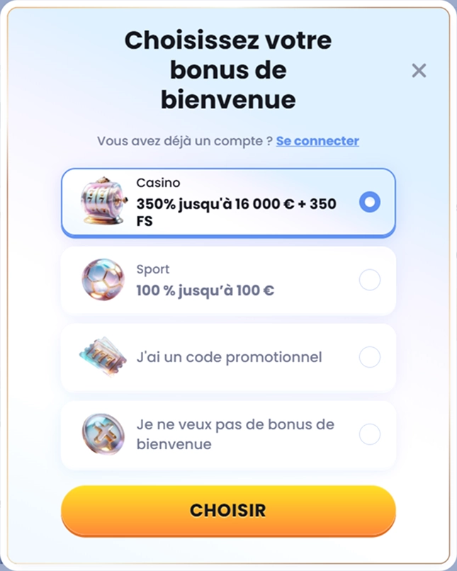 CasinoLab Casino bonus : 350% jusqu'à 16 000 € + 35 FS