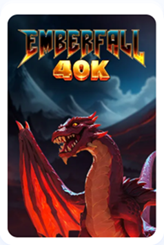 Dragon rouge menaçant dans Emberfall 40K